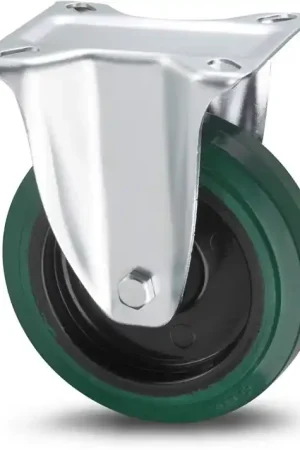 Bokwiel GROEN RUBBER 100MM Finale Uitverkoop